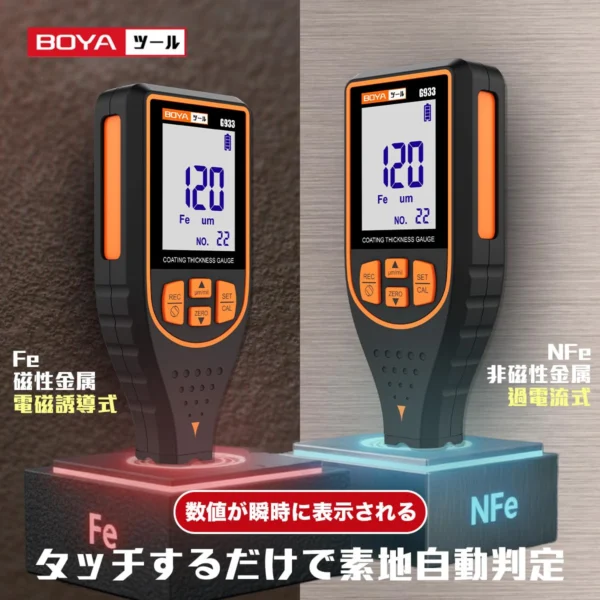 塗装膜厚計 G933（ORANGE） – BOYA帆谷株式会社